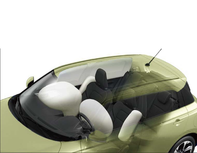 全車配備6只SRS輔助氣囊