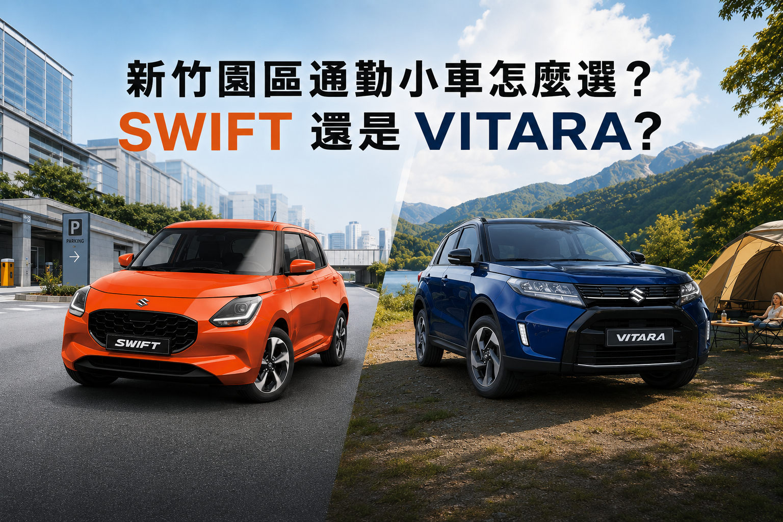 新竹園區通勤小車怎麼選？ SWIFT 還是 VITARA？