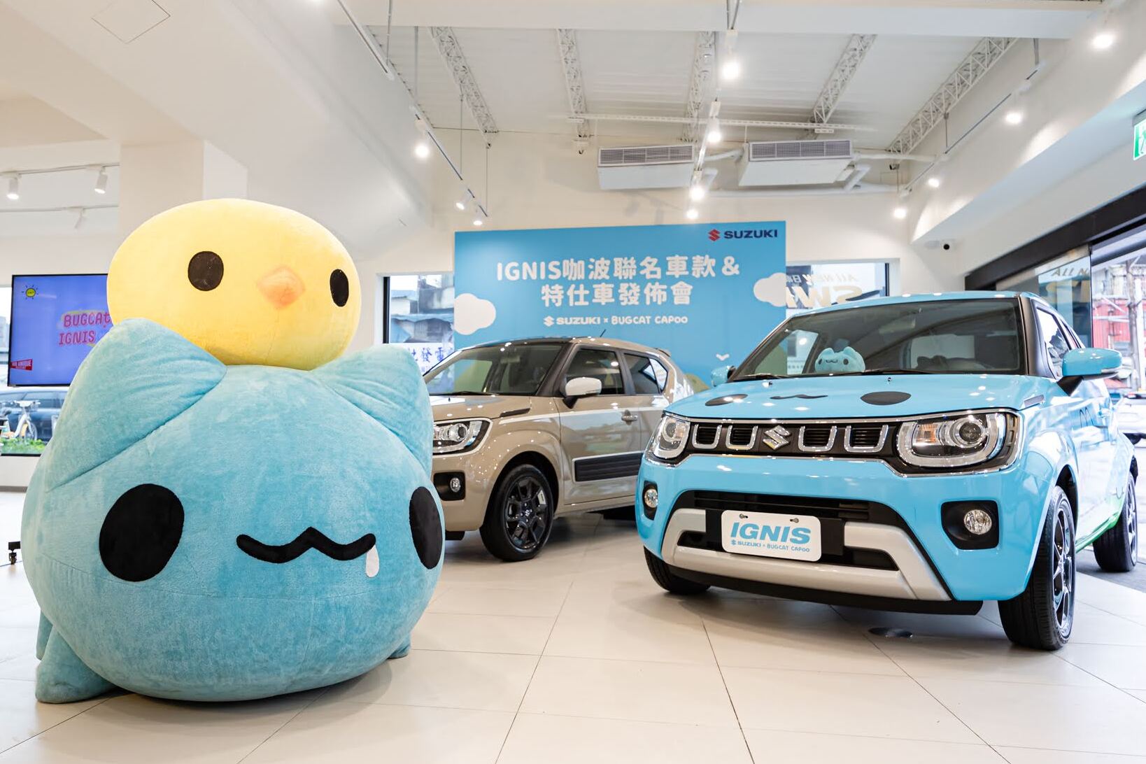 SUZUKI與咖波聯名  可愛快閃全台巡迴中