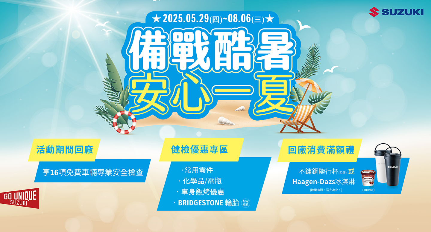 2025夏季健檢全面實施中